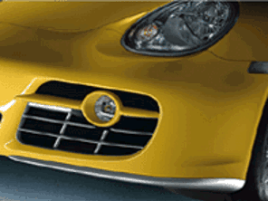 Frontsplitter Matt Alu Optik Porsche 987C Cayman
