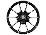 Center lock Turbo S Exclusive Design cerchio posteriore in lega con finitura Black 21" 12J ET70 - 992601025AF041