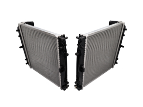 Radiateur pour liquide de refroidissement, lot de 2. Porsche 996 / Boxster 986 (Référence d'origine : 99610613151 / 99610613251) - 8MK376714291, 99610613151, 99610613151, 99610613150, 8MK376713791, 99610613251