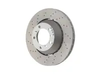 Disco freno posteriore, leggero, forato e con fossette, 350x28 mm. Porsche 997 GT3 2010 >> - 99735240598, 99735240698 - PRL40598, PRR40698