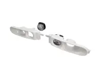 Front air duct with position light set. Porsche 993 - 99363198000, 99363198001, 94463190500, 99363108100, 99363108200