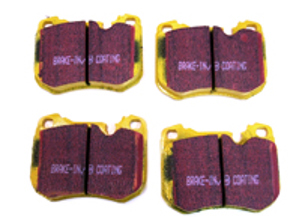 EBC YELLOW Brake Pads 'Fast Road' Front. Porsche 928 / 944  (OE Ref 94435195102) - 94435195102, 94435195103, 95135195104, 94435195104, 477698155, 92835194200, 92835195100 - DP4345R