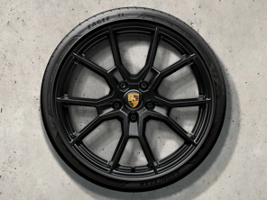 Jantes alliage 21" Taycan RS Spyder Design et pneus été Porsche d'origine - 9J1073660N