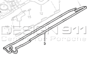 Motorventildeckeldichtung Zyl. 1-4. Porsche 955 Cayenne - 94810593103, 251.450