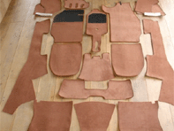 Bodenteppich-Set für den Innenbereich. Porsche 911 1965-68