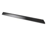 Protezione per la soglia della porta, in alluminio nero. Porsche 911 1965-73 - 90155111550, 90155111650, 90155111551, 90155111651 - 1689815570, 1689815580