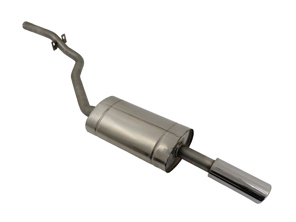 Terminale di scarico posteriore in acciaio inox Porsche 924 - 477253125S