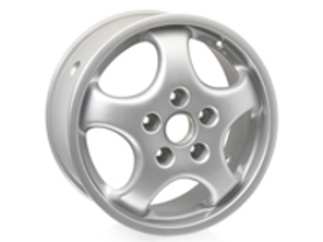 Jante alliage, 7.5Jx17 ET65, avant, Argent pour Porsche 928 GTS - 96536216405