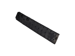 Rear bumper corner rubber. Porsche 911 / 912 / 930 - 9115050990170A, 9115050990470A, 9115051000170A, 91150509901, 91150509904, 91150510001 - URO-014415, URO-014416