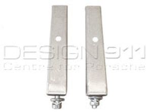 Front bumper license plate brackets. Porsche 356 1950-59 - P125D, PP125D, 64472352100