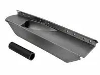 Afdekplaat voorruitstijlframe. Porsche 356A Speedster - 64450202540, 64450202640 - PP160UL, P160UL, PP160UR, P160UR