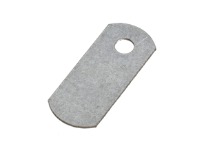 Linguetta di fissaggio del tappeto tunnel anteriore. Porsche 356A / 356B T5 - 64450164300 - PRS122
