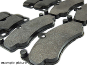Jeu de plaquettes de frein sport, type street / sport noir pour Porsche 996 GT2 - 210312170, 210312150, 210312160, 2103B2870