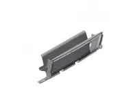 Garniture centrale pour sortie d'échappement pare-chocs arrière Noir Mat. Porsche 992 Dakar - 992807954GOK1, 992807954G OK1