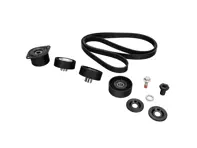 Kit poulie et courroie d'entraînement pour Porsche 996 Carrera 2 / Carrera 4 / Carrera 4S (boîte manuelle avec climatisation) - 99710211700, 99710211800, 99710211900, 99610215166, 99710226000