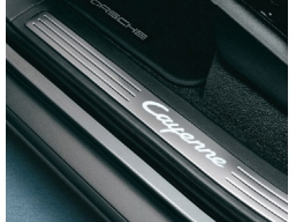 Profili sottoporta in acciaio inox, illuminati. Porsche Cayenne 955 / Cayenne 957 - 95504480000 - 95504480000