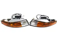 Kit Frecce e Lenti Anteriori con Lente Cerchio NERO Porsche 911 - 91163194300, 91163194400, PCG63193520, PCG63193620, 91163197000, 91163197001