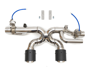 Silencieux central Valvetronic avec dérivation X-Pipe. Porsche 991.2 Carrera 2017-2019 (PSE uniquement) - FS.POR.9912.PSEVLV, 99111133105, 99111133107, 99111133104, 99111133106 - FS.POR.9912.PSEVLV
