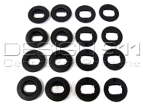 Set di fissaggio per tappetini. Porsche 955 Caienna 2004-06 - 95504480264, 955044802648B2, 955044802648C3, 955044802648D4, 955044802648E5