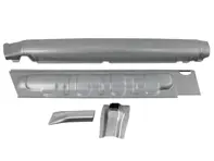Door Sill Inner & Outer Panels with Jack Panels Kit. Porsche 911 1966-08/73 - 91150112403, 91150112303, 591077, 591078, 1682500270, 1682500280
