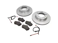 REAR Brake Pads and Brake Disc Package for Porsche Boxster 986 2.5L / 2.7L 1997-04 - 98635293911, 98635240104, 98661236501