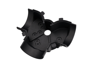Heating air control box half t-piece. Porsche 911 - 91157104907, 91157105007, 90157104932, 90157105032, 91157104901, 91157104903, 91157104905, 91157105001, 91157105003, 91157105005, 91157105006 - 901 571 050 32 T-PIECE