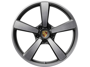 Turbo Exclusive Design front alloy wheel in Platinum Silver Metallic finish 21' 12J ET70 - 992601025AEOU7
