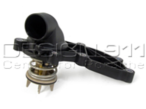 Alloggiamento termostato pompa acqua con inserto. Porsche 958 Cayenne ibrida / 970 Panamera ibrida - 95810603202, 95810603201, 95810603200