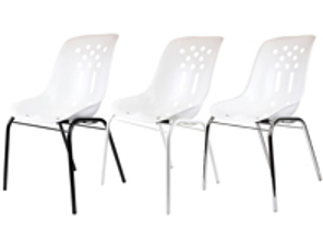 Speedster Konferenzstuhl, weißer Sitz - 9902500310, 9902500210, 9902500110