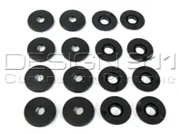 Set di fissaggio per tappetini. Porsche 955 Caienna 2003 - 95504480064, 955044800648B2, 955044800648C3, 955044800648D4, 955044800648E5