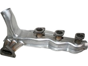 Échangeur de chaleur d'échappement, acier inoxydable galvanisé. Porsche 911 2,7 L / 911 3,0 L 1974-83 / 911SC - 91.101, 91.101G, 91.101S, 91.101S41, 1623102100, 93021102501, 1623103300, 1623103500, 1623105800 - 1623105800