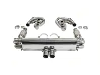 Sistema di scarico sportivo CARGRAPHIC GT retroattivo con set collettore ID45 GT, senza riscaldamento, senza valvole, look GT3 - 96411104504, 96411104605, 96411104502, 96421103905, 96421103932, 96421104004