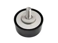 Rullo di rinvio della puleggia tenditrice della cinghia di trasmissione. Porsche 955 / 957 / 958 Cayenne - 95510227600 - EG50146