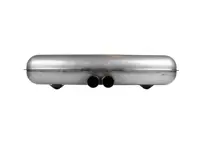 Uitlaatdemper / demper achterbak SSI. Porsche 911 63-73 / 914 69-73 - 1620612400, 91.410SSI, 91410SSI, 91111102501 - 1620612400