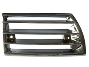 Griglia clacson in metallo con finitura Cromata. Porsche 911/912 69-73 - 90155943127, 90155943227 - LI.013.001, LI.013.002, 9355, 9356, 911273, 911274, 1684500276, 1684500286