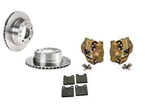 Kit pinza freno posteriore, disco e pastiglie freno. Porsche 911 1969-83 - 91135290700, 91135290800, 90135204114, 91135295003, 91135295005, 91135295004