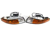 Kit Frecce e Lenti Anteriori con Lente Cerchio NERO Porsche 911 - 91163194400, 91163194300, PCG63193520, PCG63193620, 91163197000, 91163197001