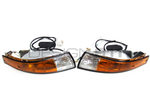 Kit Frecce e Lenti Anteriori con Lente Cerchio NERO Porsche 911 - 91163194400, 91163194300, PCG63193520, PCG63193620, 91163197000, 91163197001
