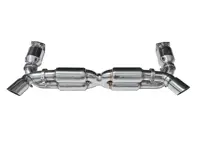 Système d'échappement Fabspeed Supersport 70 mm X-Tube. Porsche 997 GT2 2008-2009 - FS.POR.997GT2.SSX