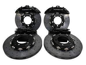 Kit de discos y pinzas de freno de gran tamaño de cerámica de carbono. Porsche 993 - 99335104301, 99335104401, 99335104510, 99335104610, 99335142100, 99335142200, 99335142120, 99335142220, 99335142510, 99335142610, 99335204102, 99335204500, 99335204600, 99335242100, 99335242200, 99335242510, 99335242610, 99335242121, 99335242221 - 9M993CCKIT