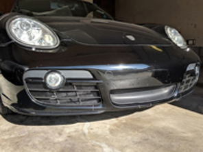 Drahtgeflecht-Kit für Seitengitter der vorderen Stoßstange. Porsche 987 Gen 1 Cayman