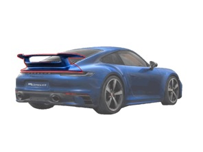 Alerón trasero Aerokit. Porsche 992 Carrera 2 / Carrera 4 con paquete Sport Design - 992827078V04, 992827078AV04, 992827078B, 992827078C