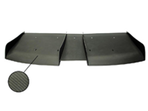 Difusor de parachoques trasero de fibra de carbono. Porsche 987 Caimán