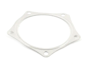 Turbocompresseur au joint du convertisseur catalytique d'échappement. Porsche Cayenne Turbo - 95511111320