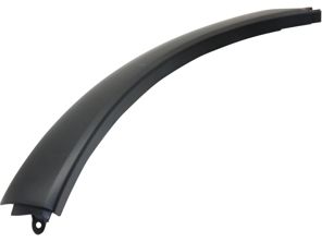 Ensanchador de paso de rueda delantero sección delantera Negro. Porsche 958 Cayena - 958559820009B9, 95855982000, 958559819009B9, 95855981900