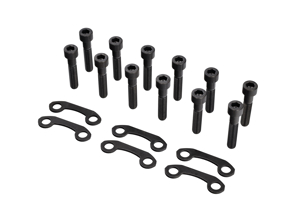 Kit de boulons et de plaques de retenue pour arbre de transmission. Porsche 911 G 3.2 Carrera / 964 / 928 - 90006712301, 91133219100