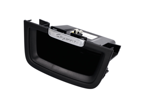 Consola central con compartimento portaobjetos Negro mate / Plata Galvano. Porsche 9YA Cayena - 9Y0864051AG0B, 9Y0864051A, 9Y0864051G0B, 9Y0864051