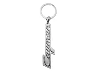 Llavero Porsche con letras Cayman, color plata. - WAP0500350SCAY