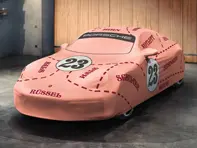 Car Cover Indoor OE, with Pink Pig design. Porsche 992 (911) GT3 - 99204401218