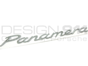 'PANAMERA' - Insignia trasera cromada para Porsche 970 Panamera - 97055923708, 97055923706
